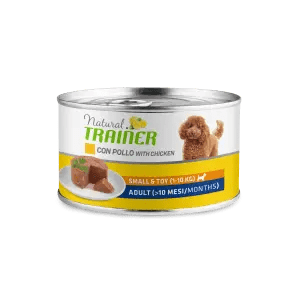TRAINER NATURAL DOG ADULT MINI POLLO E RISO LATTINA 150 GR