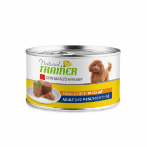 TRAINER NATURAL DOG ADULT MINI MANZO E RISO LATTINA 150 GR