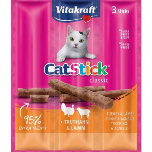 VK CAT STICK MINI TACCHINO E AGNELLO 3 X 18 GR