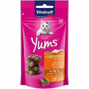 VK CAT YUMS POLLO E ERBA GATTA