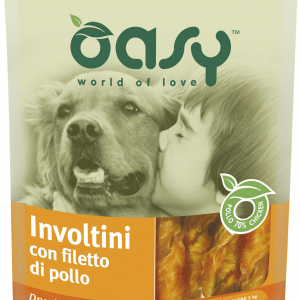 OASY SNACK DOG INVOLTINI POLLO 100 GR