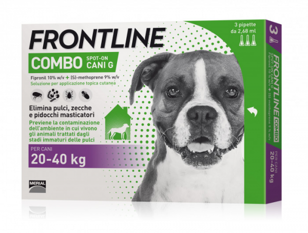 FRONTLINE COMBO CANE 20-40 KG 3 PIPETTE
