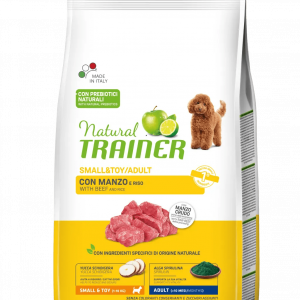 TRAINER NATURAL DOG ADULT MINI MANZO E RISO 2 KG