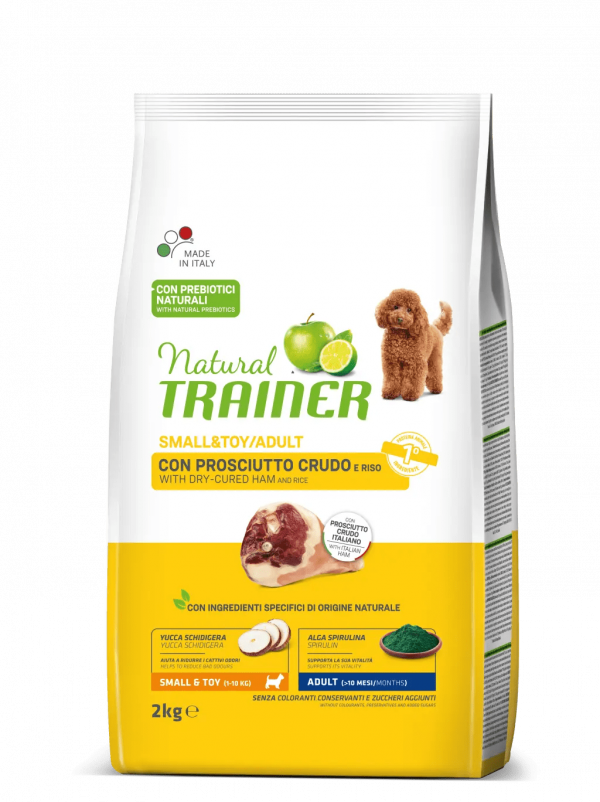 TRAINER NATURAL DOG ADULT MINI PROSCIUTTO E RISO 2 KG