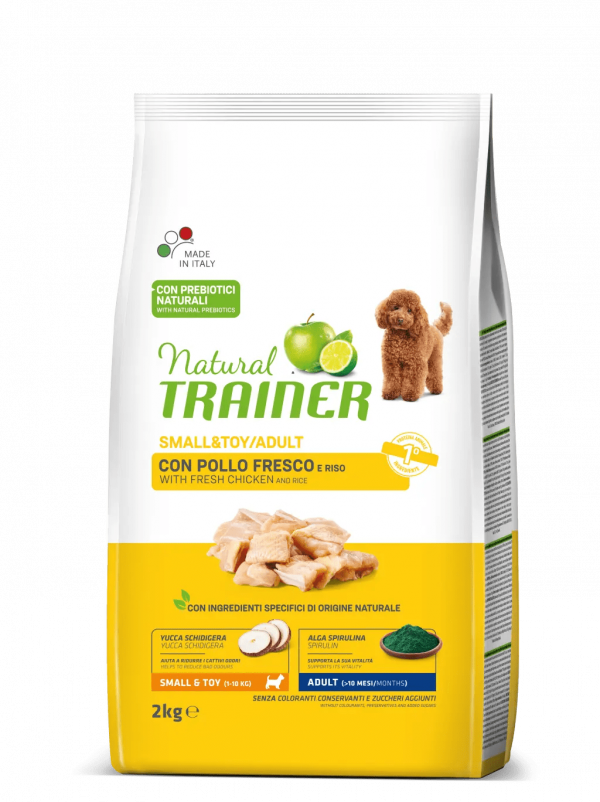 TRAINER NATURAL DOG ADULT MINI POLLO E RISO 2 KG