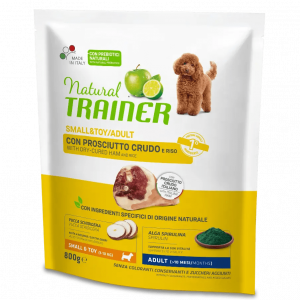 TRAINER NATURAL DOG ADULT MINI PROSCIUTTO E RISO 800 GR