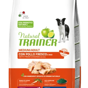 TRAINER NATURAL DOG ADULT MEDIUM POLLO E RISO 3 KG