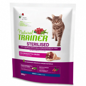 TRAINER NATURAL CAT STERILIZED PROSCIUTTO 300 GR