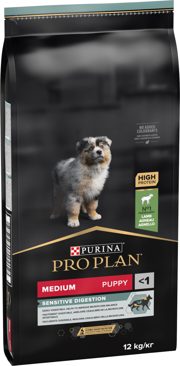 PRO PLAN DOG PUPPY DIGESTIVE AGNELLO 12 KG
