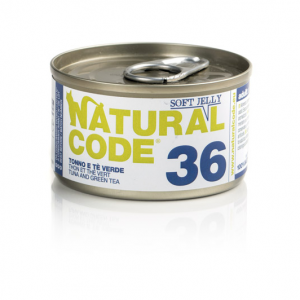 NATURAL CODE GATTO TONNO E TE' VERDE LATTINA 85 GR