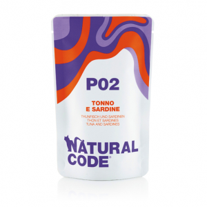 NATURAL CODE GATTO TONNO E SARDINE BUSTINA 70 GR
