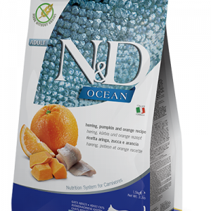 ND CAT OCEAN ZUCCA ARINGA E ARANCIA 1,5 KG