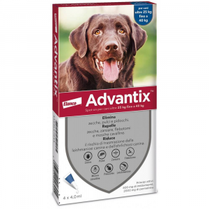 ADVANTIX SPOT-ON 25-40 KG 4 PIPETTE