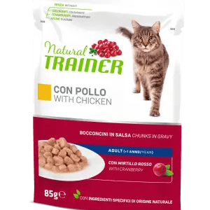 TRAINER NATURAL CAT MULTIPACK ADULT POLLO 4 BUSTINE 85 GR