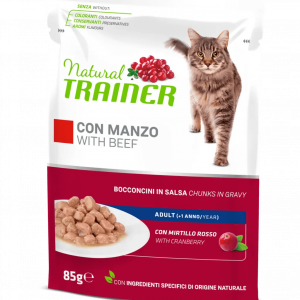TRAINER NATURAL CAT MULTIPACK ADULT MANZO 4 BUSTINE 85 GR