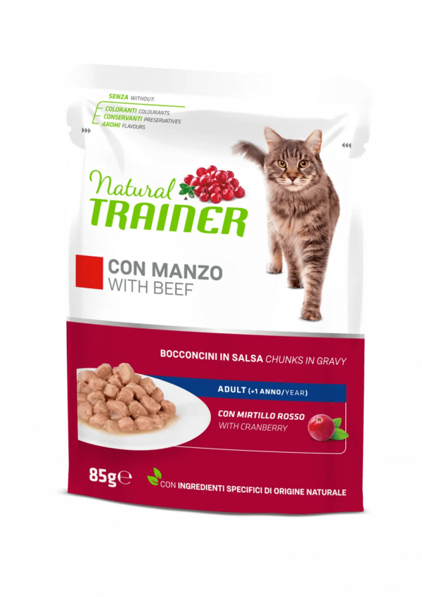 TRAINER NATURAL CAT MULTIPACK ADULT MANZO 4 BUSTINE 85 GR