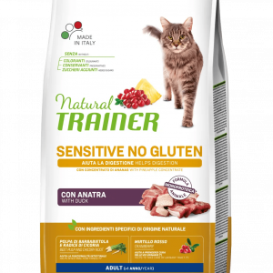 TRAINER NATURAL CAT SENSITIVE ANATRA 1,5 KG