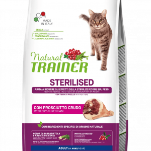 TRAINER NATURAL CAT STERILIZED PROSCIUTTO 1,5 KG