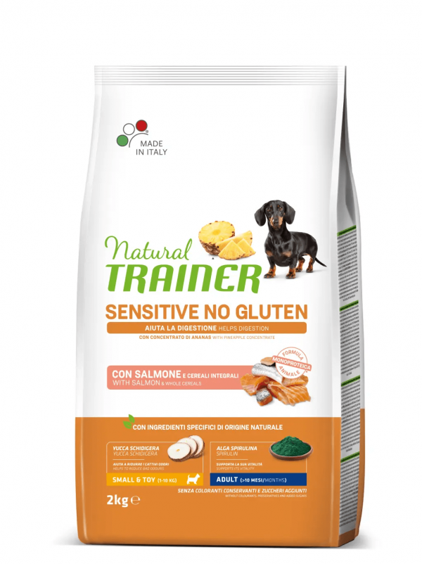 TRAINER NATURAL DOG SENSITIVE ADULT MINI SALMONE 2 KG