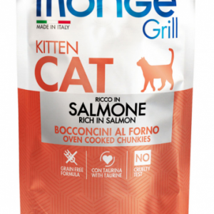 GRILL CAT KITTEN SALMONE BUSTINA 85 GR