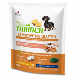 TRAINER NATURAL DOG SENSITIVE ADULT MINI SALMONE 800 GR