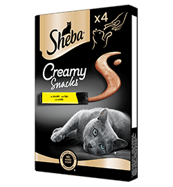 SHEBA CREAMY SNACK POLLO 4 X 12 GR