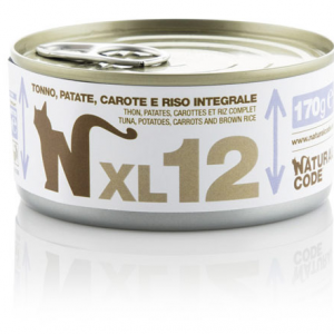 NATURAL CODE GATTO TONNO PATATE CAROTE E RISO LATTINA 170 GR