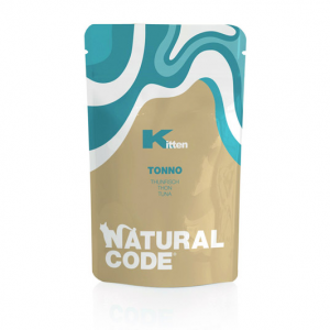 NATURAL CODE GATTO KITTEN TONNO BUSTINA 70 GR