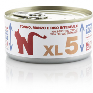 NATURAL CODE GATTO TONNO MANZO E RISO LATTINA 170 GR
