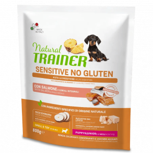 TRAINER NATURAL DOG SENSITIVE PUPPY MINI SALMONE 800 GR