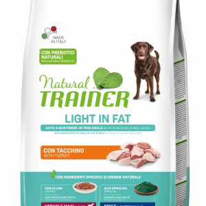TRAINER NATURAL DOG LIGHT MEDIUM MAXI TACCHINO 3 KG