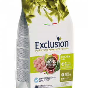 EXCLUSION DOG MEDITERRANEO ADULT POLLO SMALL 2 KG