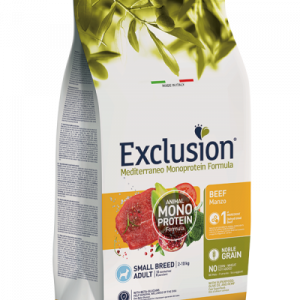 EXCLUSION DOG MEDITERRANEO ADULT MANZO SMALL 2 KG