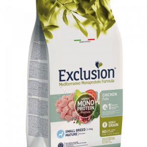 EXCLUSION DOG MEDITERRANEO MATURE POLLO SMALL 2 KG