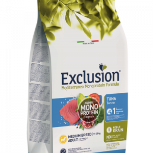EXCLUSION DOG MEDITERRANEO ADULT TONNO MEDIO 12 KG