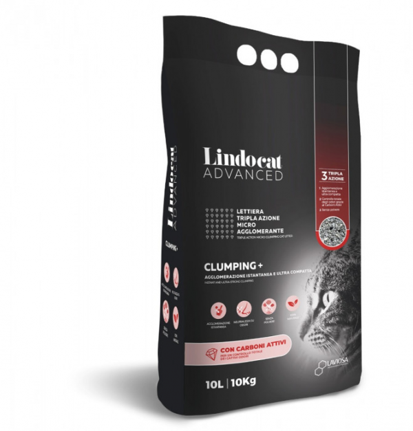 LINDOCAT ADVANCED CLUMPING PLUS CARBONI ATTIVI 10 LITRI