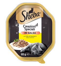 SHEBA CREAZIONI POLLO E ASPARAGI IN SALSA 85 GR