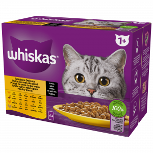 WHISKAS CORE STRACCETTI DELICATO 12 X 85 GR