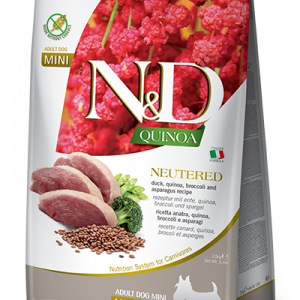 ND DOG QUINOA ANATRA BROCCOLI ASPARAGI NEUTERED MINI 7 KG