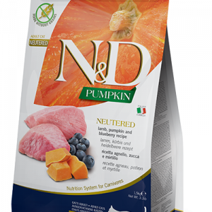 ND CAT ZUCCA AGNELLO E MIRTILLO NEUTERED 1,5 KG