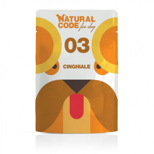 NATURAL CODE CANE CINGHIALE BUSTINA 100 GR