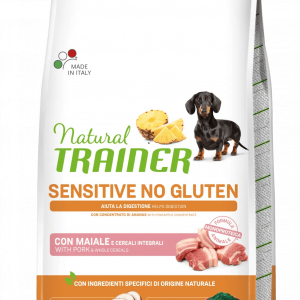 TRAINER NATURAL DOG SENSITIVE ADULT MINI MAIALE 7 KG
