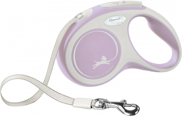 FLEXI NEW COMFORT GUINZAGLIO FETTUCCIA XS 3 MT ROSA