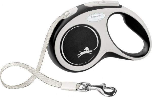 FLEXI NEW COMFORT GUINZAGLIO FETTUCCIA S 5 MT NERO