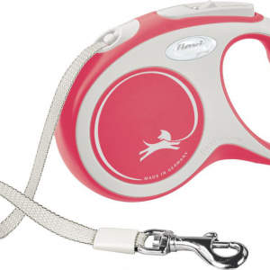 FLEXI NEW COMFORT GUINZAGLIO FETTUCCIA S 5 MT ROSSO