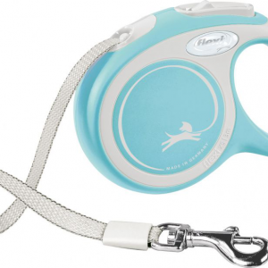 FLEXI NEW COMFORT GUINZAGLIO FETTUCCIA M 5 MT AZZURRO