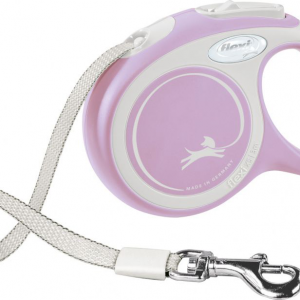 FLEXI NEW COMFORT GUINZAGLIO FETTUCCIA M 5 MT ROSA