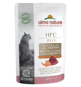 HFC CAT JELLY TONNO E GAMBERETTI BUSTINA 55 GR