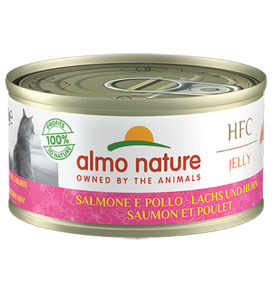 HFC CAT JELLY SALMONE E POLLO LATTINA 70 GR