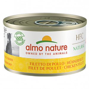 HFC DOG NATURAL FILETTO DI POLLO LATTINA 95 GR